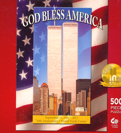 Puzzle - Memorial of 911, God Bless America Puzzle - Memorial of 911, God Bless America